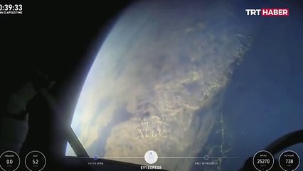 Dünyanın ilk özel uzay yürüyüşü tamamlandı