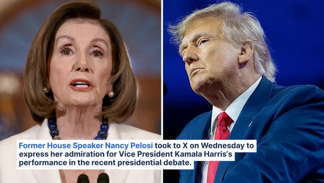 Nancy Pelosi Says Trump Lost To Kamala Harris And 'That's Why He Doesn't Want To Debate Again'