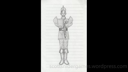 Soldier Pencil Sketch Video #377 (09-12-2024)