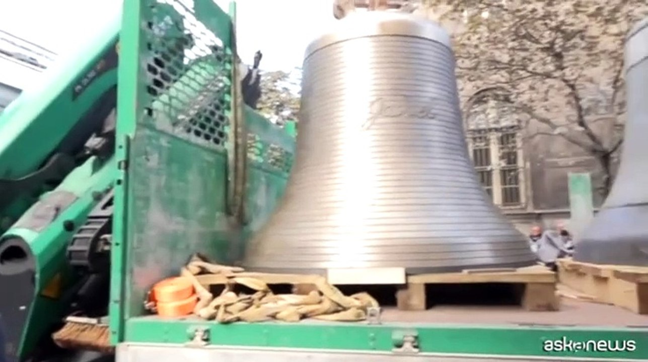 Parigi, a Notre-Dame tornano le campane a tre mesi dalla riapertura