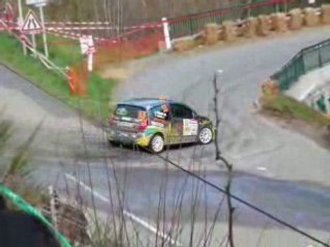 rallye lyon charbonnieres 2008 c2 /r2max morel/belot es10