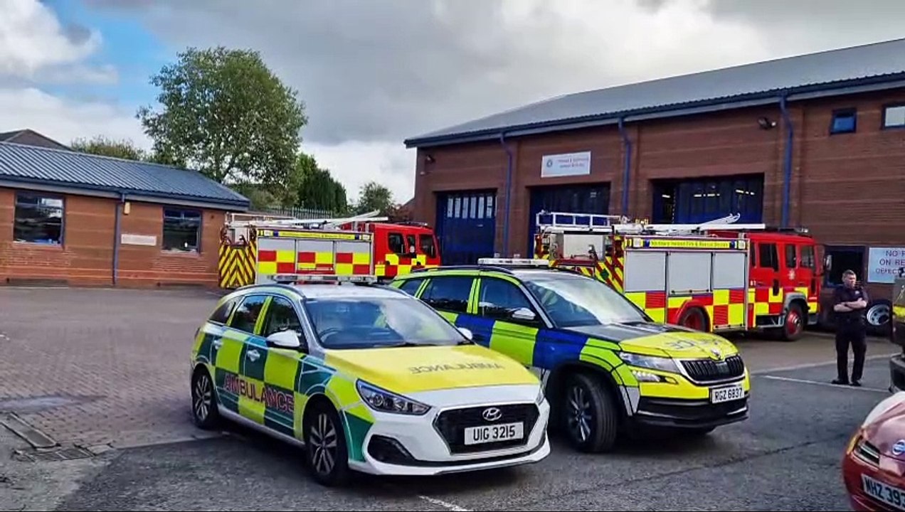 Emergency Services vehicles: Police, fire service, ambulance