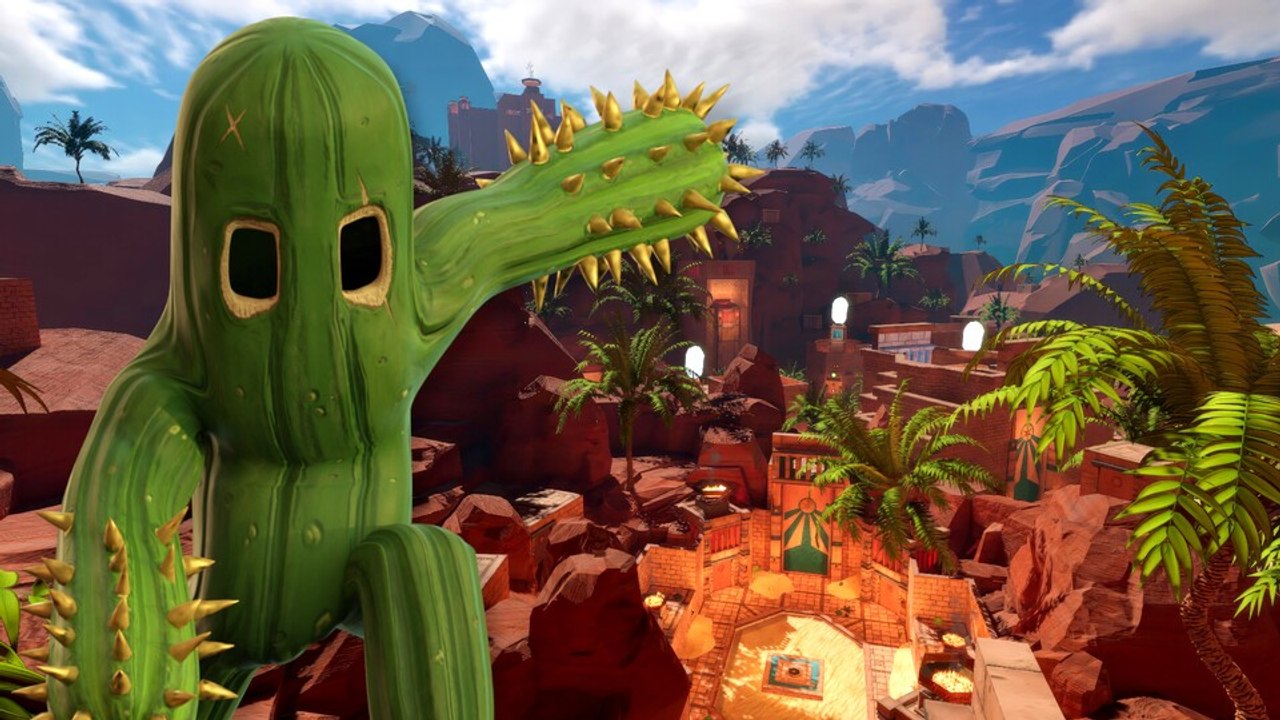 Im abgedrehten Shooter Cactus spielt ihr eine wütende Wüstenpflanze, die Demo gibt's jetzt auf Steam