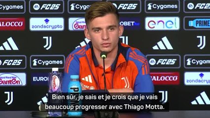 Juventus - Conceição : "Je sais que je vais beaucoup progresser avec Thiago Motta"