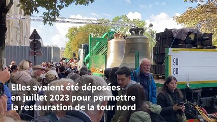 Notre-Dame retrouve huit cloches à trois mois de sa réouverture