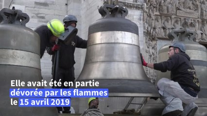 Notre-Dame de Paris retrouve huit cloches à trois mois de sa réouverture