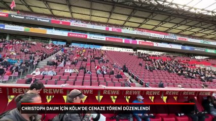 Christoph Daum için Köln'de cenaze töreni düzenlendi