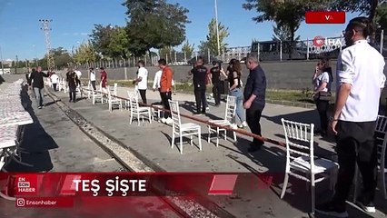 Van’da tek şişte yapılan 65 metrelik kebap dakikalar içerisinde tüketildi