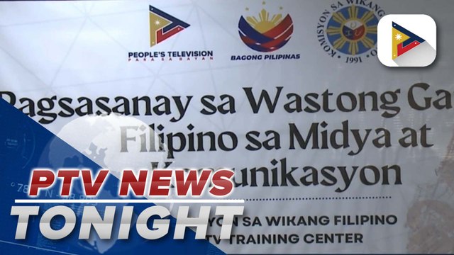 PTV employees undergo workshop conducted by Komisyon sa Wikang Filipino
