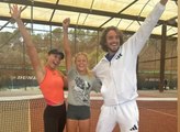 Tennis - WTA - La jeune Française Ksenia Efremova s'entraîne avec Paula Badosa et rencontre Stefanos Tsitsipas