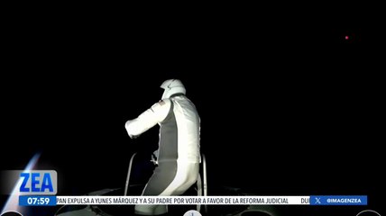 SpaceX completa la primera caminata espacial comercial