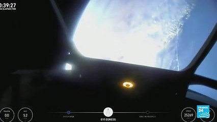 Space X logra completar la primera caminata espacial privada de la historia