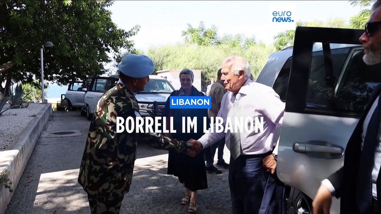 Borrell im Libanon zu Gesprächen zu Gaza
