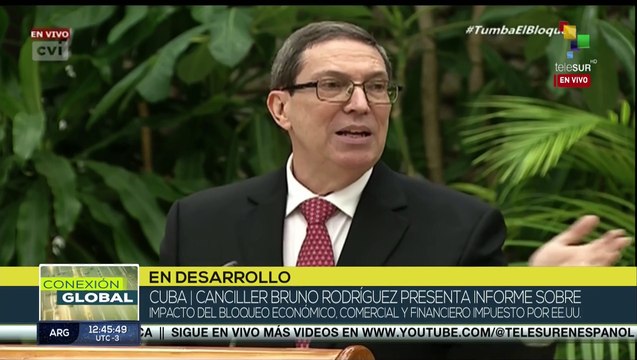 Rodríguez: El bloqueo de EE.UU. priva el desarrollo de nuestros niños