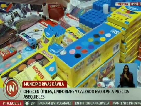 Mérida | Familias del mcpio. Rivas Dávila beneficiadas con Feria Escolar a precios asequibles