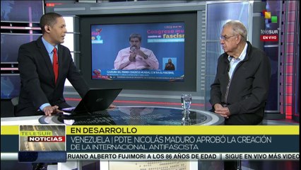 Congreso contra el Fascismo reunió organismos solidarios con Venezuela