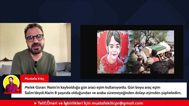 AMCA SALİM'İN EŞİ MELEK GÜRAN İLK KEZ KONUŞTU: EŞİMDEN ŞÜPHELENDİM / NARİN GÜRAN DAVASINDA GELİŞME
