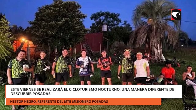 Este viernes se realizará el Cicloturismo Nocturno, una manera diferente de descubrir Posadas