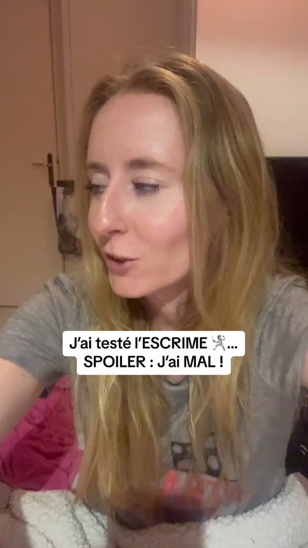 ⁣J’ai testé l’ESCRIME … SPOILER : J’ai MAL !