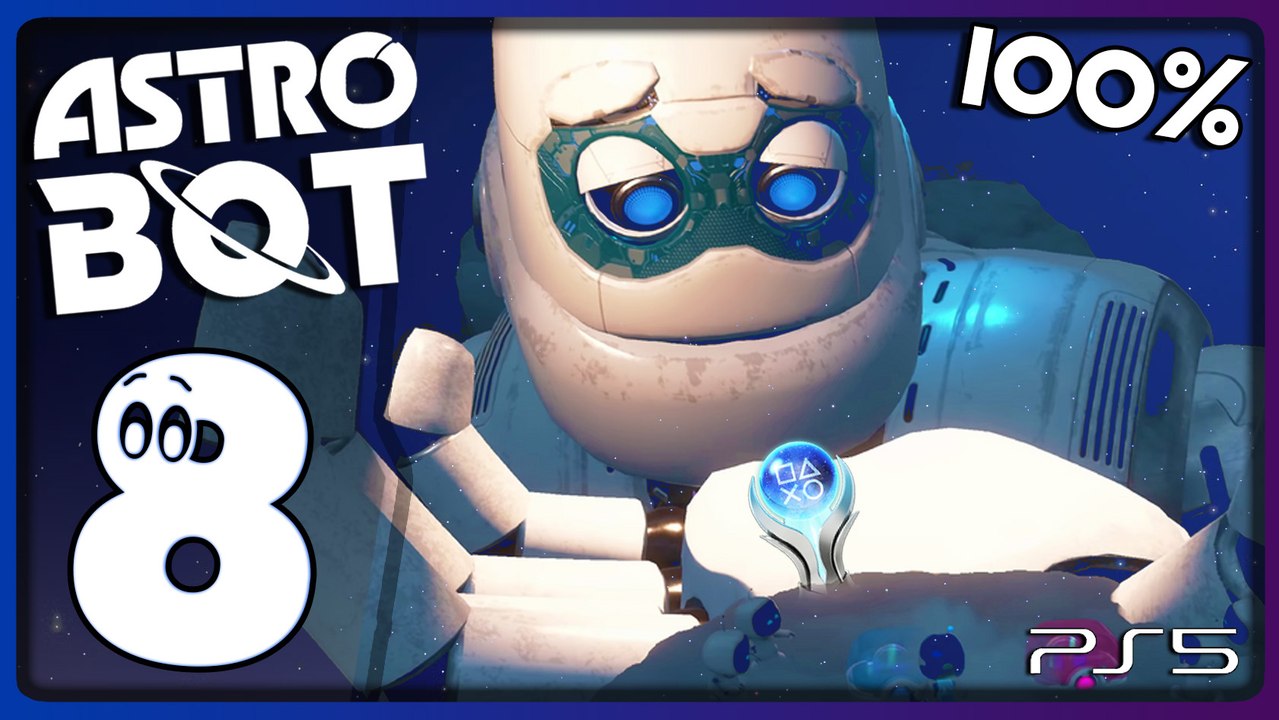 Astro Bot Walkthrough Part 8 - 100% (PS5) Free Big Brother / Trapped in Time