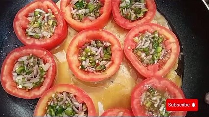 egg tomato omelette recipe in Punjabi style