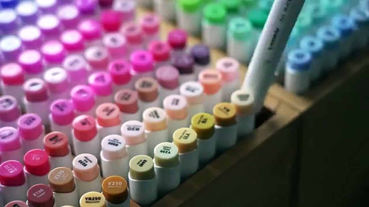 Let’s try new art supplies! Marker ASMR video Dailymotion