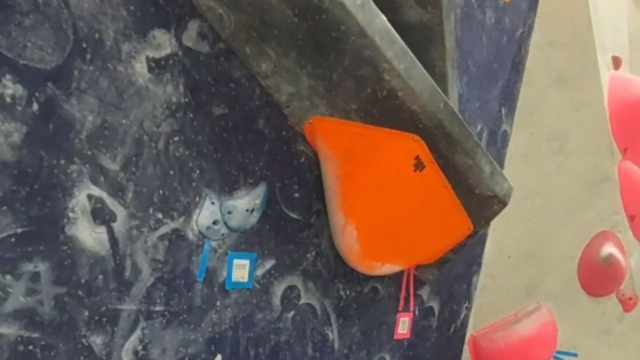 Boulder problem at competition wall proves to be difficult, leading to ...