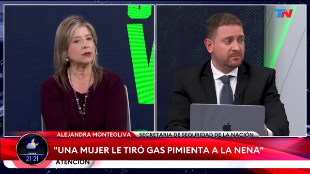 Alejandra Monteoliva buscó instalar una falsa versión sobre la represión en el Congreso