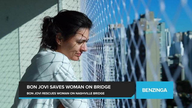 Jon Bon Jovi Helps Helps Woman from Ledge on Nashville Bridge, Assists Her to Safety