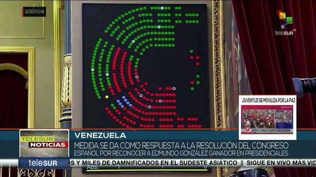 Legislativos venezolanos solicitan romper las relaciones con España