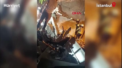 Fatih'te 3 katlı bina çöktü: Enkaz altında kalanlar var