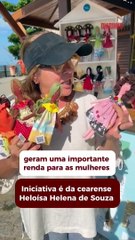 Projeto social faz bonecas de pano para prevenir o abuso infantil