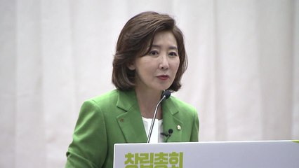 '인구·기후·내일' 창립총회...나경원 "대한민국 존립 위태" / YTN
