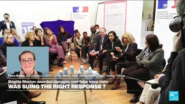 Brigitte Macron awarded damages over false trans claim