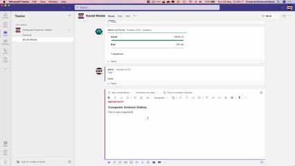 How to POST a Conversation with High Importance on Microsoft Teams Using a Mac - Basic Tutorial