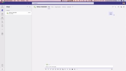 How to START a Conversation on Microsoft Teams Using a Mac - Basic Tutorial | New