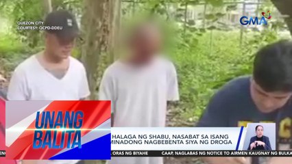 Mahigit P500K na halaga ng shabu, nasabat sa isang lalaki; Suspek, aminadong nagbebenta siya ng droga | Unang Balita