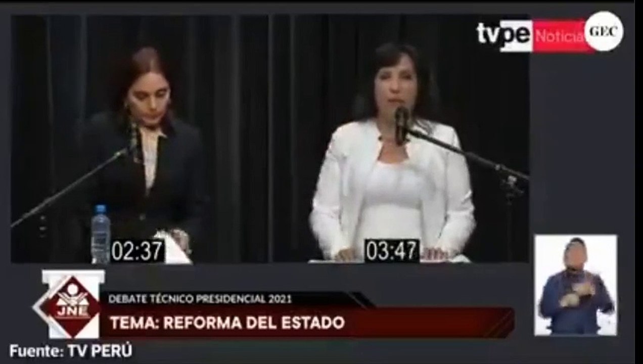 Dina Boluarte habla de Alberto y Keiko Fujimori