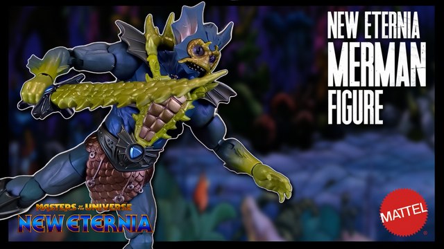 Mattel Masters Of The Universe Masterverse New Eternia Merman Figure