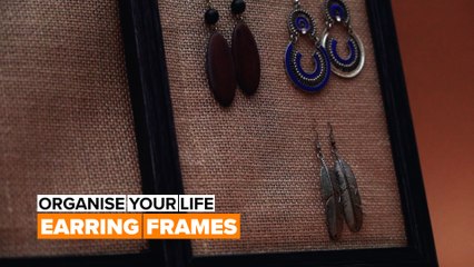 Organize & Decorate: Stylish Earring Frames for Your Jewelry ✨