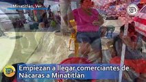 Empiezan a llegar comerciantes de Nácaras a Minatitlán