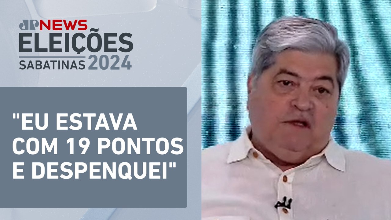 Datena: "Ou sou eleito prefeito de SP, ou não me candidato a mais nada" | SABATINA JP