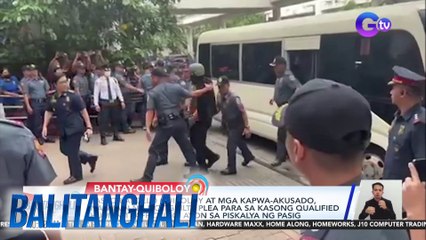 Pastor Apollo Quiboloy at mga kapwa-akusado, naghain ng not guilty plea para sa kasong qualified human trafficking, ayon sa piskalya ng Pasig | Balitanghali