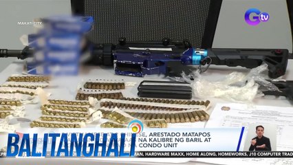 2 Vietnamese at 2 Chinese, arestado matapos makunan ng matataas na kalibre ng baril at mga bala sa ni-raid na condo unit | Balitanghali