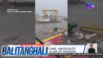 Hurricane Francine, nagdulot ng malakas na ulan at hangin | Balitanghali