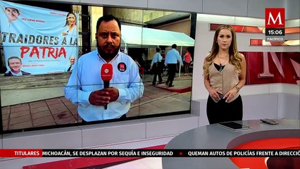 Trabajadores del Poder Judicial mantienen plantón en Chiapas