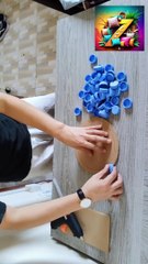 Upcycled Chic: How to Make a Basket with Plastic Bottle Caps