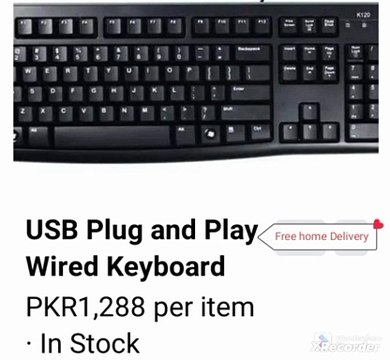 USB Plug and Play Wired Keyboards