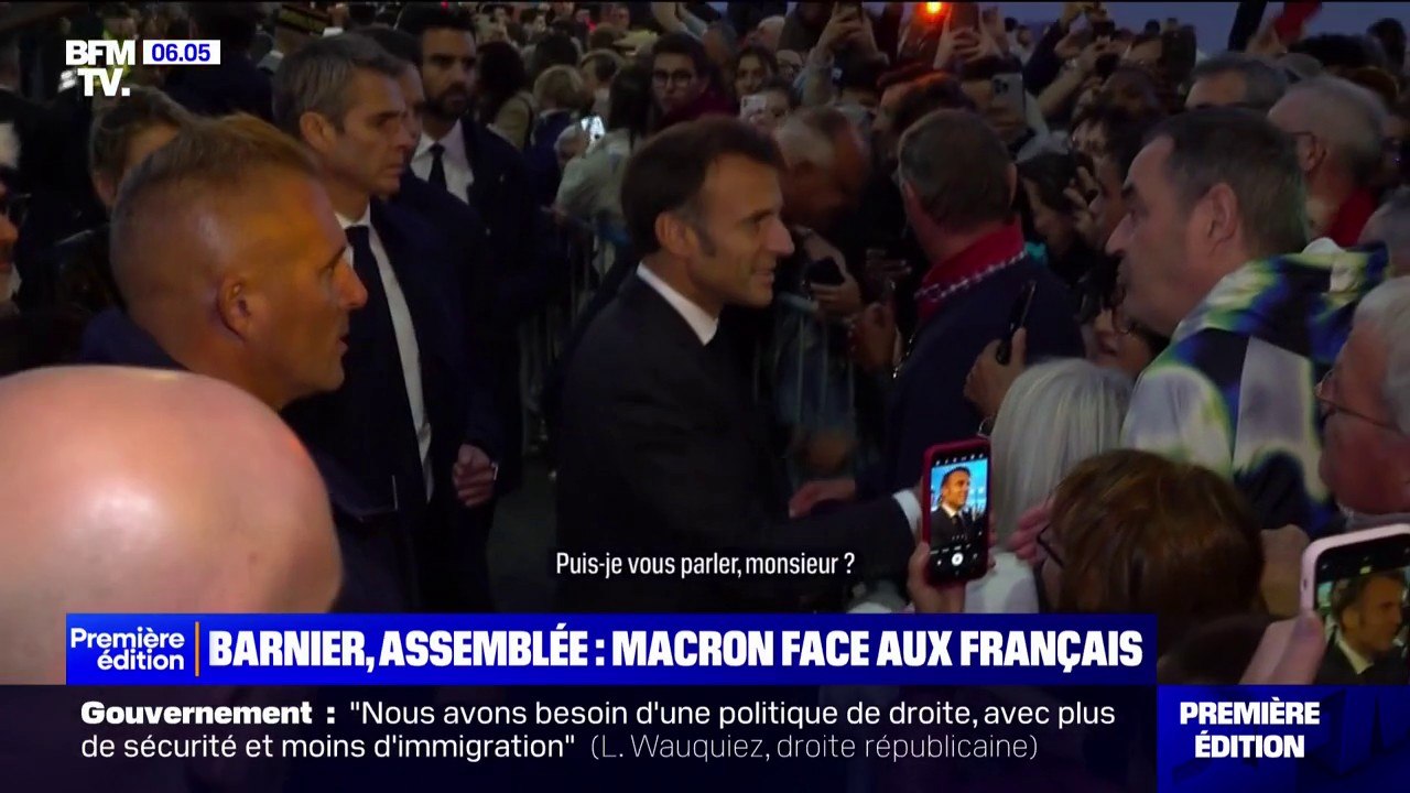 "On ne va pas se mettre en mode pause jusqu'en 2027": Emmanuel Macron face aux Français au Havre