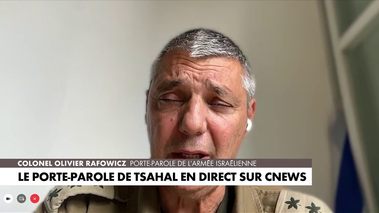 Colonel Olivier Rafowicz : «Tsahal est en guerre depuis le 7 octobre, une guerre imposée par le Hamas»